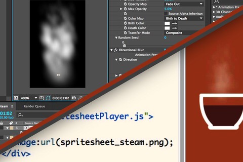 Creating an Animated Steam Sprite Sheet with After Effects
