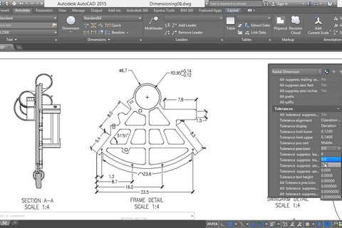 AutoCAD: Working with Dimensions